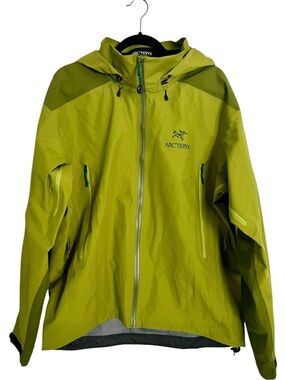 Arc'teryx Beta AR Jacket Green Gore-Tex Pro Hooded Waterproof Ski Shell Mens XL